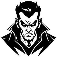 Obraz premium vampire silhouette vector