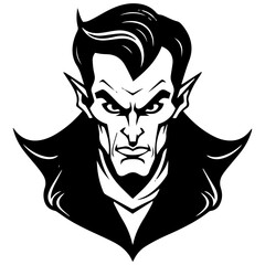 vampire silhouette vector