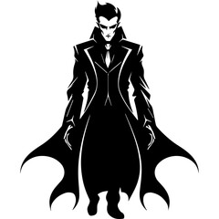 vampire silhouette vector