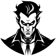 vampire silhouette vector