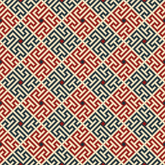 Traditional Latvian embroidery seamless pattern, vector illustration