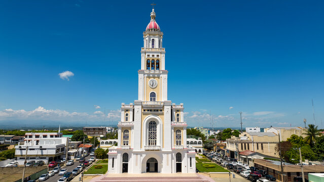 Iglesia Sagrado Corazon de Jesus (Moca) provincia Espaillat. Rep&uacute;blica Dominicana.