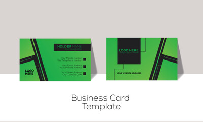 Simple Professional Business card design for personal and company identity.