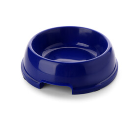 Bowl for pet food isolated on white background