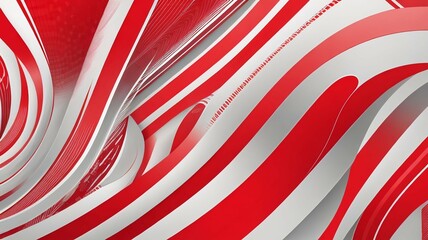 Fototapeta na wymiar red and white striped background. Generative AI