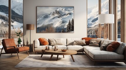 Illustration of the bedroom interior