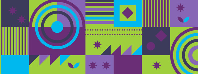 Obraz premium vector colorful geometric mosaic tile background