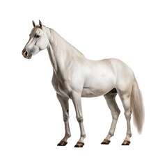 horse isolated on white background