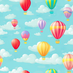 Obraz premium Seamless Pattern of balloon