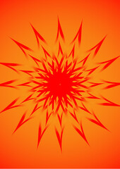 abstract orange background