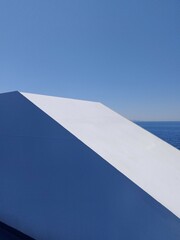 blue sky on a ship