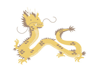 かわいい龍の全身イラスト