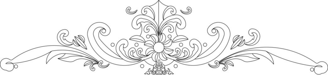 Vector sketch illustration of vintage classic abstract symbol logo design