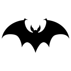 halloween bat silhouette vector design isolated