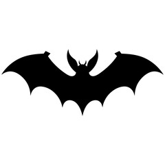 halloween bat silhouette vector design isolated