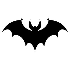halloween bat silhouette vector design isolated