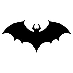 halloween bat silhouette vector design isolated