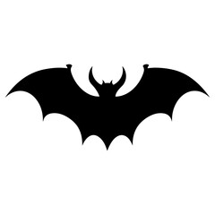 halloween bat silhouette vector design isolated
