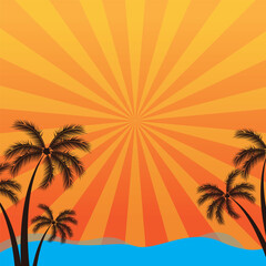 summer background vector
