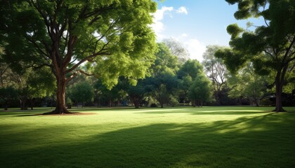 Fototapeta premium trees in the park