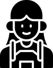 Barista Girl Icon
