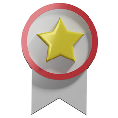  Back to School Preparation Education 3D rendering icon Badge