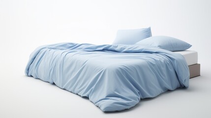 Minimal White Bed