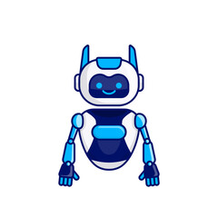 Robot character pose vector illustration design. Cute Cartoon Robot Illustration