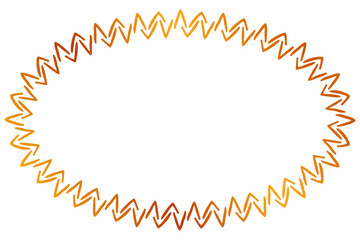 simple seamless vector gold golden oval hand draw sketch floral border