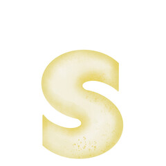 A-Z a-z alphabet set watercolor