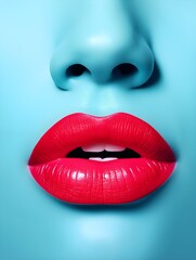 Seductive Simplicity: Pop Art Minimalism on Hot Lips