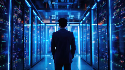 A technician is maintaining a complex network of servers in a busy data center