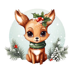 Christmas Baby Sublimation Illustrations
