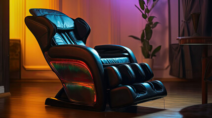 An electric massage chair. Generative Ai