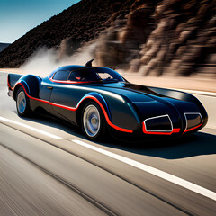 a futuristic car. generative ai