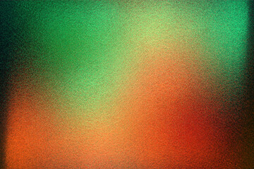 Black dark blue, green, orange, red, brown, gold, shiny glitter abstract gradient background with...