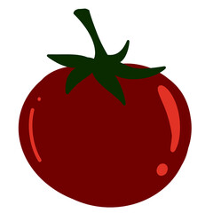 Red tomato, fresh vegetable