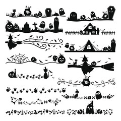 Halloween Border Element Design