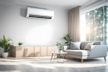 Fototapeta premium modern living room with sofa