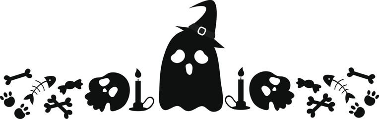 Halloween Border Element Design