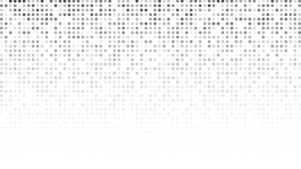 Monochrome halftone background with dots