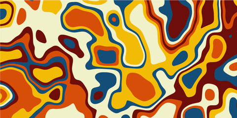 Black, red white abstract background. Modern background with fluid and organic shapes. Abstract light and colorful wavy shapes background. Multicolor waves concept for banner.