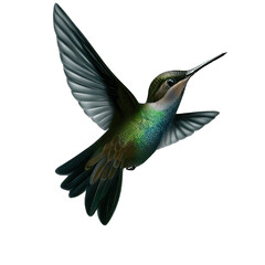 Obraz premium Slice of Hummingbird Magic, Generative AI