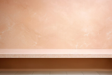 luxury marble shelf for product display. Minimal scene for product display presentation