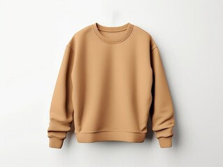 Sweatshirt mockup with isolated white background generative ai