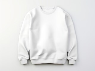 Sweatshirt mockup with isolated white background generative ai