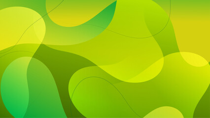 Fluid gradient background vector. Cute and minimal style posters with green, vibrant organic shapes and liquid color. Modern wallpaper design for social media, idol poster, banner, flyer.