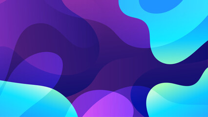 purple blue gradient background design. Abstract geometric background with liquid shapes.