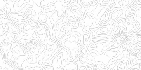 Abstract pattern with lines Topographic map. Geographic mountain relief. Abstract lines background. Contour maps. Vector illustration, Topo contour map on white background, Topographic contour lines.