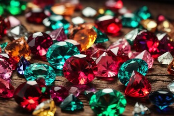 Fototapeta na wymiar gemstones collection